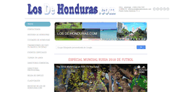 Desktop Screenshot of losdehonduras.com